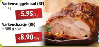 Aronde Varkensruggebraad aanbieding