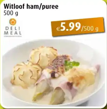 Aronde Witloof ham/puree 500 g aanbieding