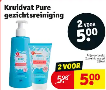 Kruidvat Kruidvat Pure gezichtsreiniging aanbieding