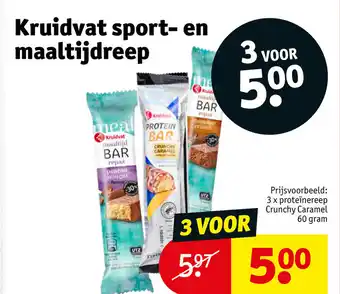 Kruidvat Kruidvat sport en maaltijdreep aanbieding