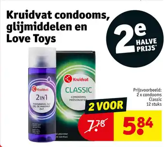 Kruidvat Kruidvat condooms glijmiddelen en Love Toys aanbieding