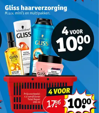 Kruidvat Gliss haarverzorging aanbieding