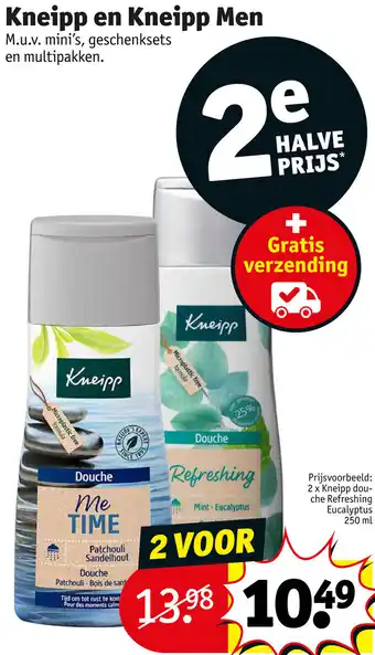 Kruidvat Kneipp en Kneipp Men aanbieding
