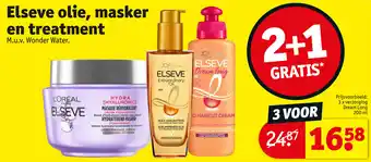 Kruidvat Elseve olie masker en treatment aanbieding