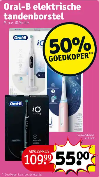 Kruidvat Oral-B elektrische tandenborstel aanbieding