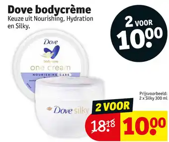 Kruidvat Dove bodycreme aanbieding