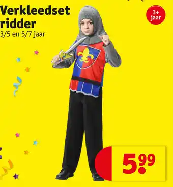 Verkleedset ridder 3 5 en 5 7 jaar