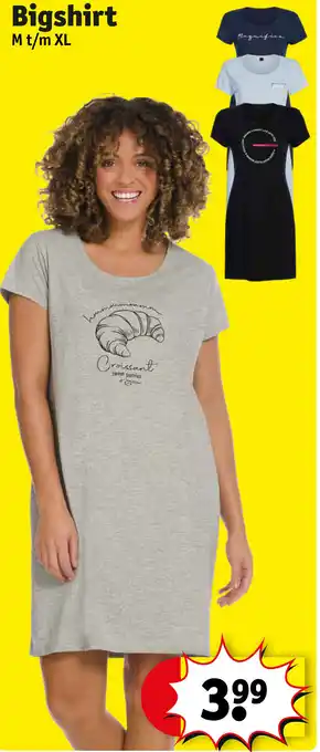 Kruidvat Bigshirt M t m XL aanbieding