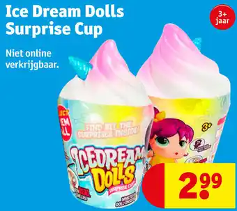 Kruidvat Ice Dream Dolls Surprise Cup aanbieding