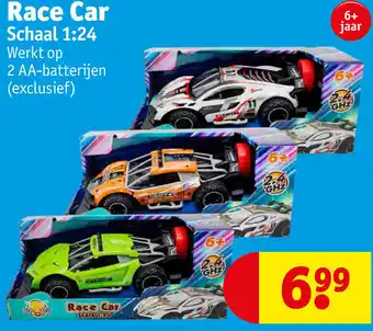 Kruidvat Race Car Schaal 1 24 Werkt op 2 AA batterijen aanbieding