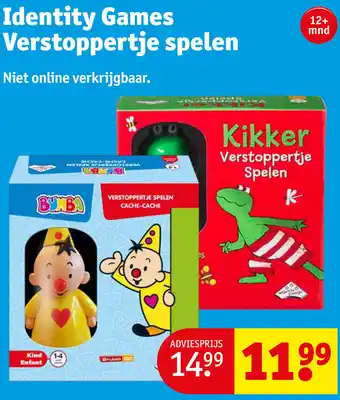 Kruidvat Identity Games Verstoppertje spelen aanbieding