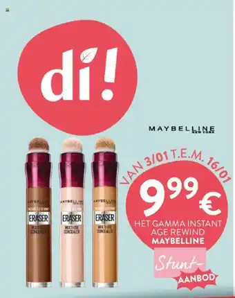Di HET GAMMA INSTANT AGE REWIND aanbieding