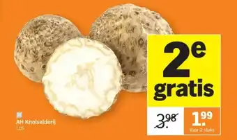 Albert Heijn Ah knolselderij aanbieding