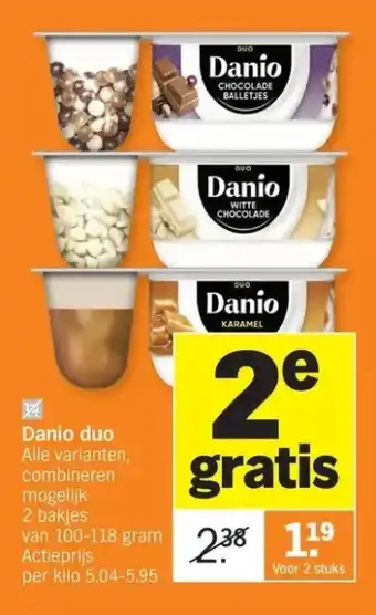 Albert Heijn Danio duo aanbieding