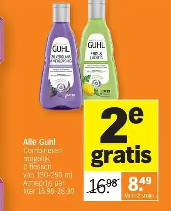 Albert Heijn Alle guhl aanbieding