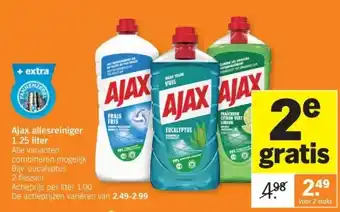 Albert Heijn Ajax allesreiniger 1.25 liter aanbieding