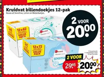 Kruidvat Kruidvat billendoekjes 12-pak aanbieding