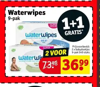 Kruidvat Waterwipes aanbieding