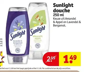 Kruidvat Sunlight douche 250 ml aanbieding