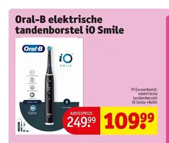 Kruidvat Oral-b elektrische tandenborstel io smile aanbieding