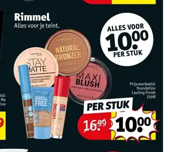 Kruidvat Rimmel aanbieding
