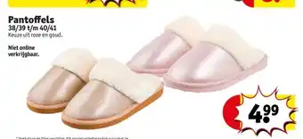 Kruidvat Pantoffels aanbieding