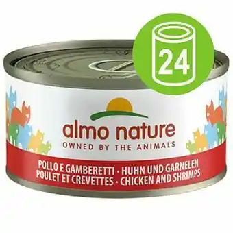 24x70g Almo Nature Kip & Lever Kattenvoer