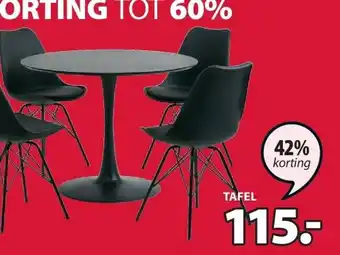 Jysk Tafel aanbieding