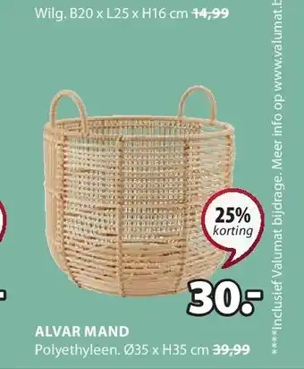 Jysk Alvar mand aanbieding