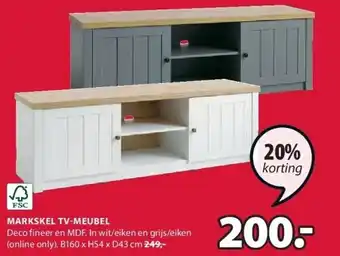 Jysk Markskel tv-meubel aanbieding