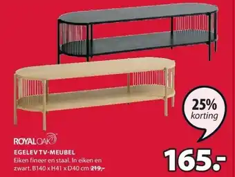 Jysk Egelev tv-meubel aanbieding