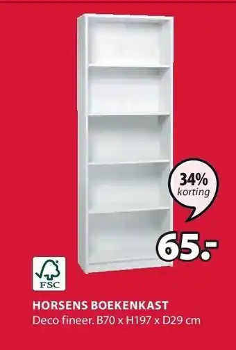 Jysk Horsens boekenkast aanbieding