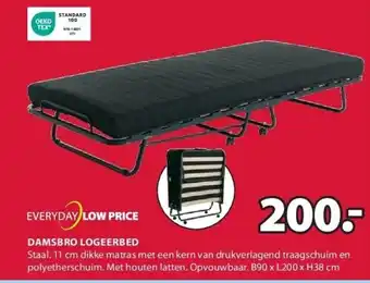 Jysk Damsbro logeerbed aanbieding