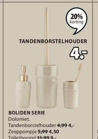 Jysk Boliden serie aanbieding