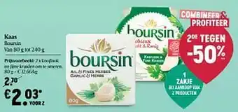 Boursin knoflook en fijne kruiden om te smeren