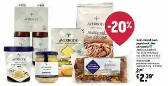 Delhaize Averbode peperkoek met honing en walnoten aanbieding