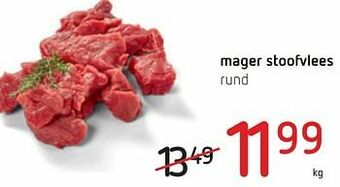 Spar Colruyt Mager stoofvlees aanbieding