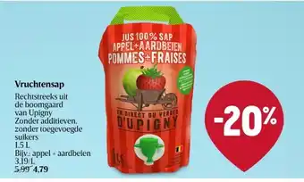 Delhaize Vruchtensap aanbieding