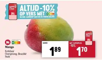 Delhaize Mango aanbieding