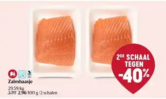 Delhaize Zalmhaasje aanbieding