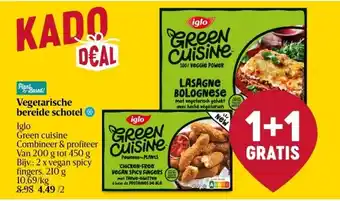 Delhaize Vegetarische bereide schotel aanbieding