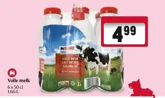 Delhaize Volle melk aanbieding