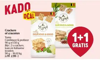 Delhaize Crackers of cracottes aanbieding