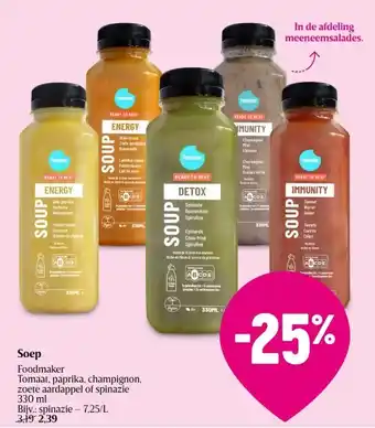 Delhaize Soep aanbieding