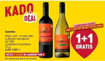Delhaize Sunrise aanbieding