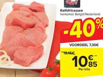 Carrefour Market Kalfsfricassee aanbieding