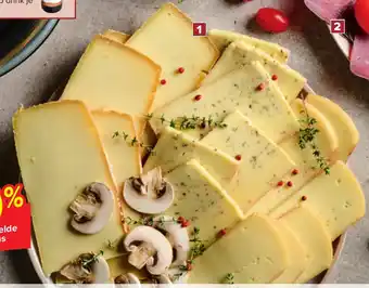 Carrefour Market Raclettekaas natuur of gearomatiseerd 100g aanbieding