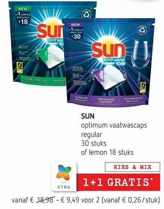 Sun optimum vaatwascaps regular