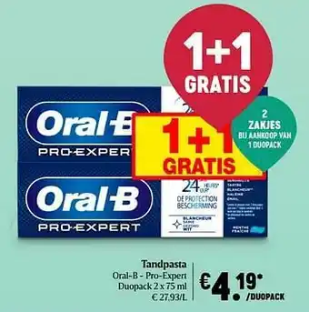 Tandpasta oral-b - pro-expert