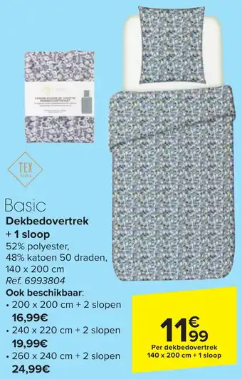 Dekbedovertrek + 1 sloop
